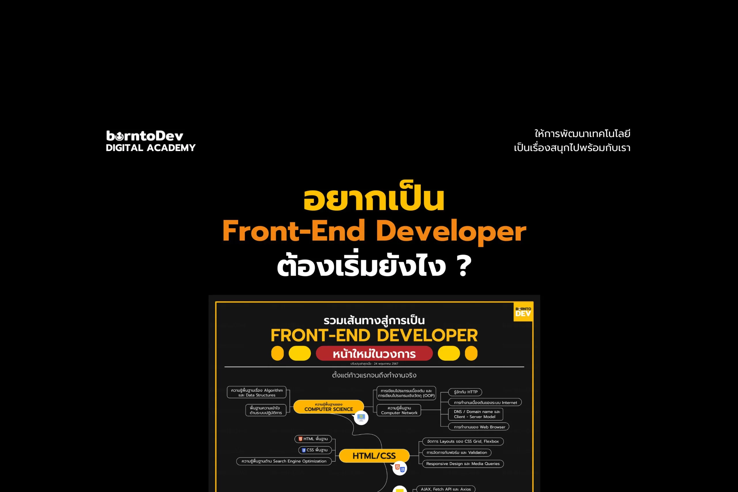 อยากเป็น Front-End ต้องเริ่มยังไง?