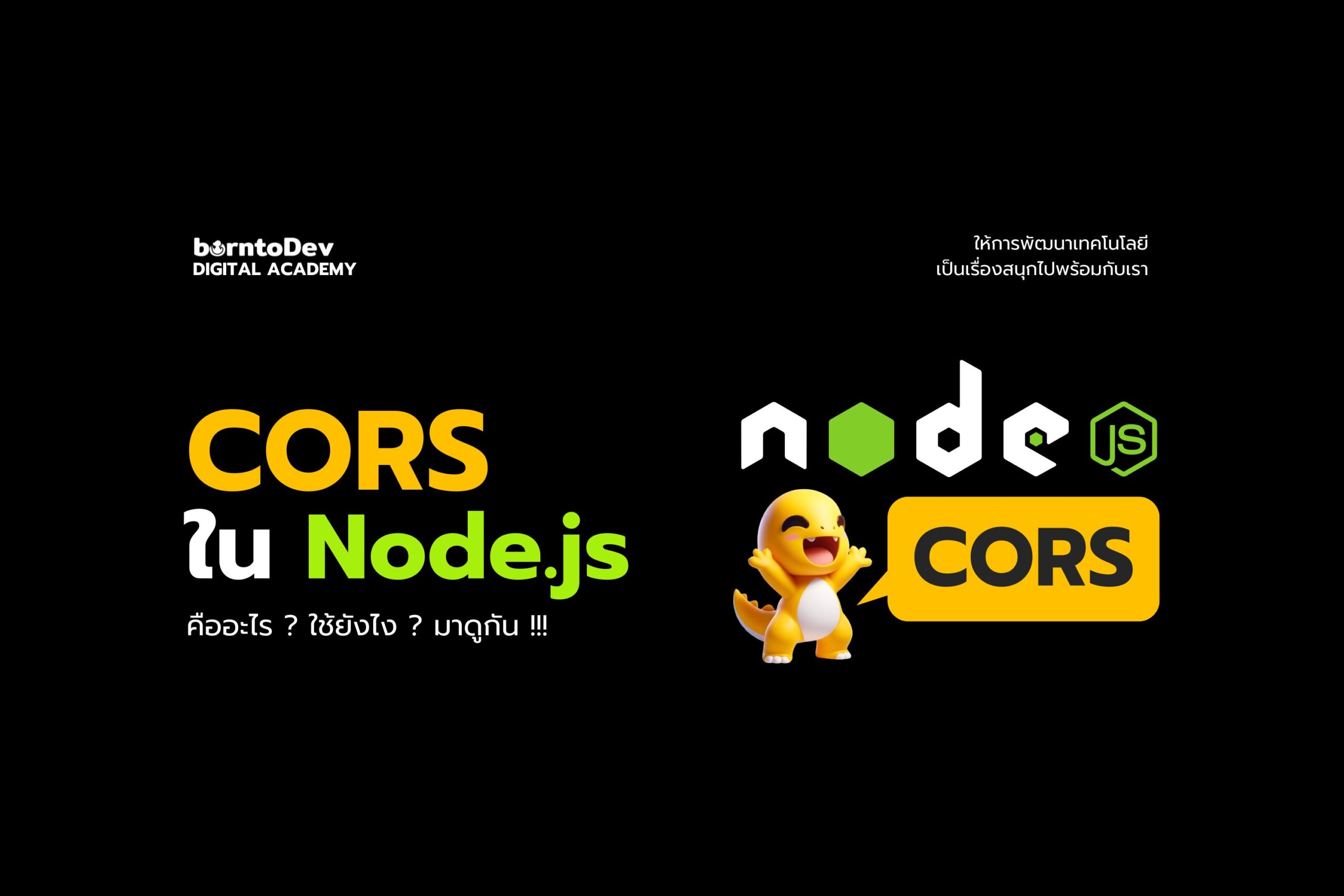 CORS ใน Node.js